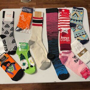 NEW 10 Pair of Women's Socks All Lengths